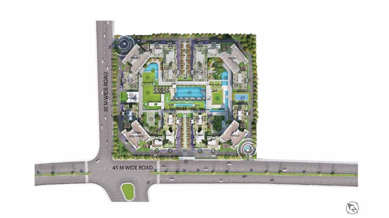 Godrej Palm Retreat Site Plan